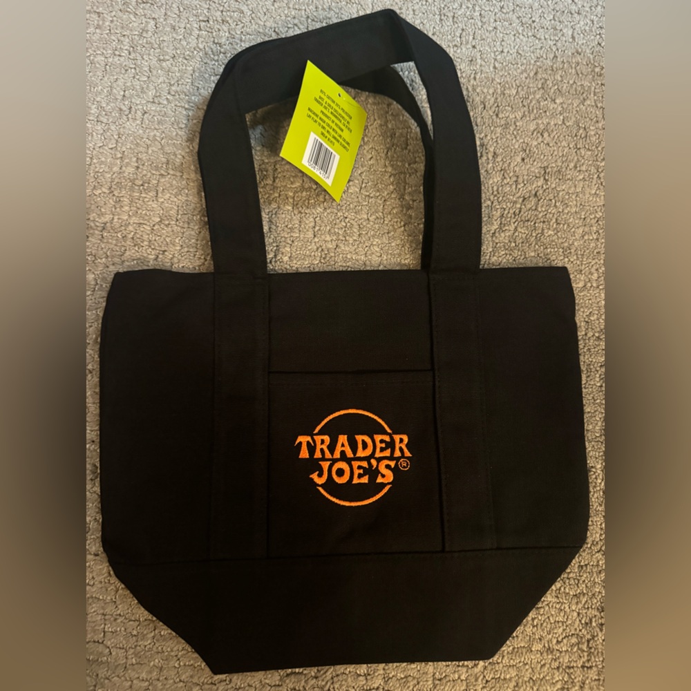 Trader Joe's Black Tote Bag